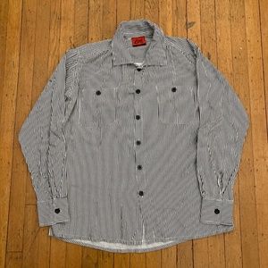 Clot Striped Button Up Shirt
